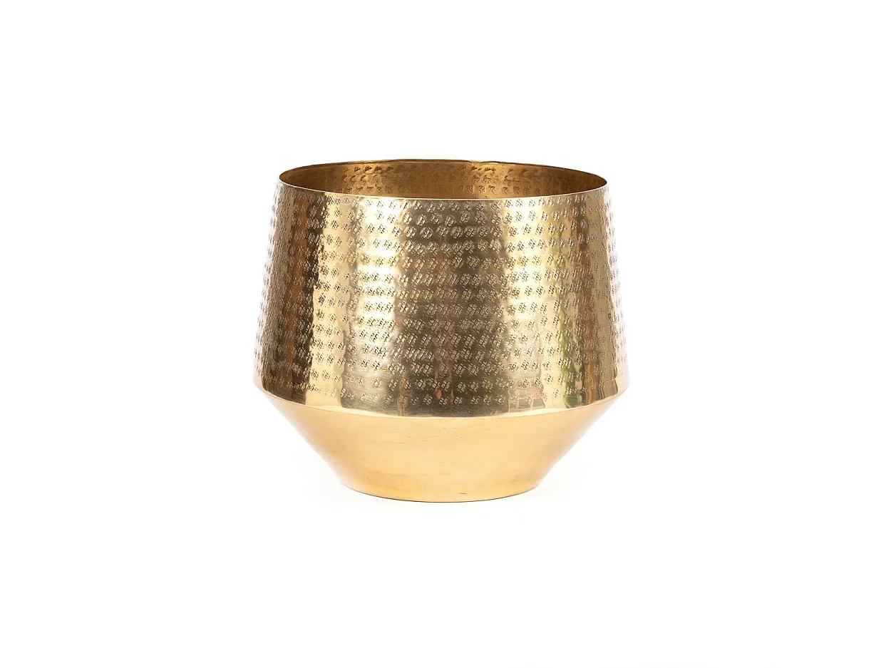 La Fioriera Martellata - Ottone - XL