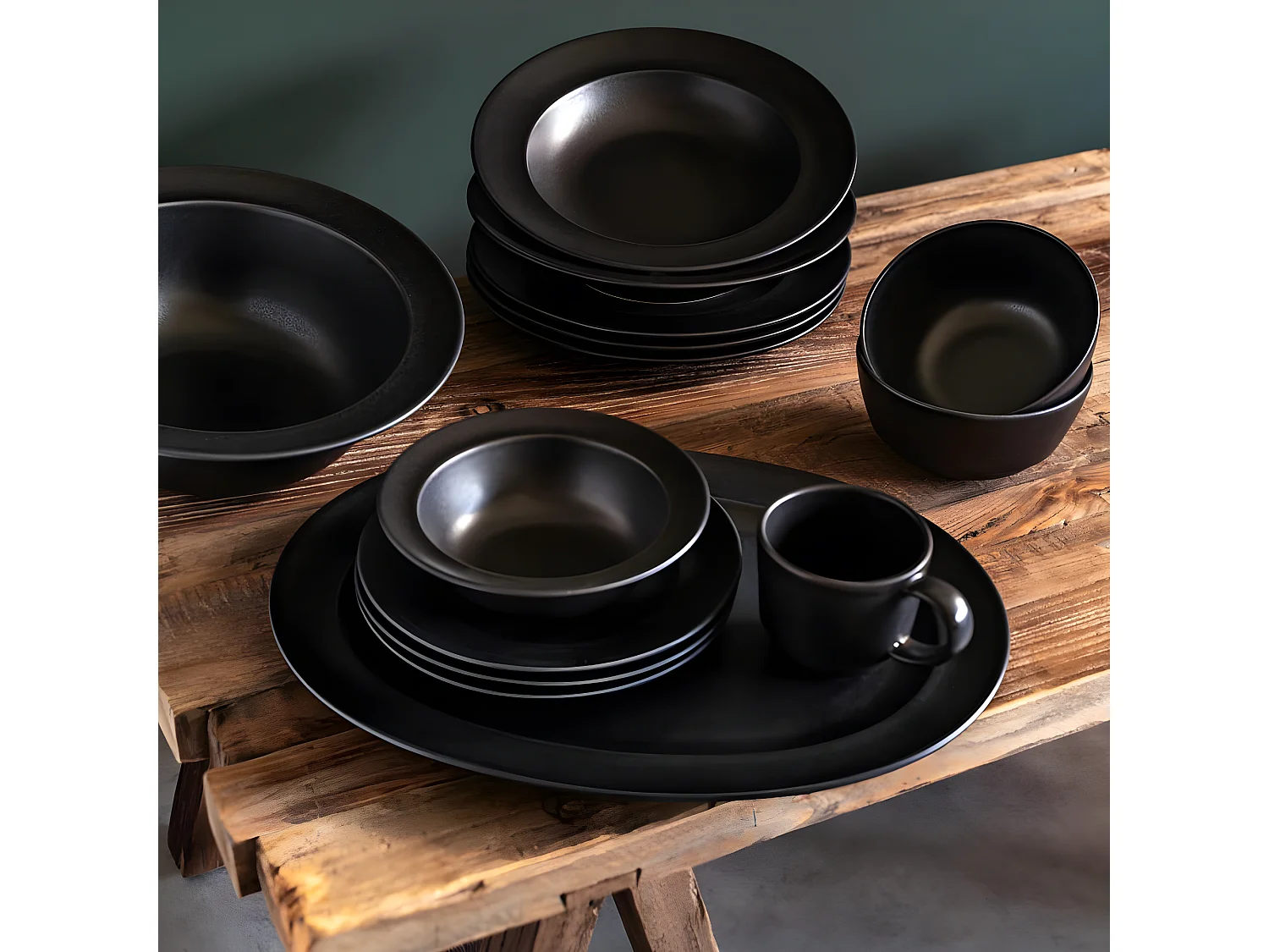 Assiette plate Neo 28 cm (lot de 6)