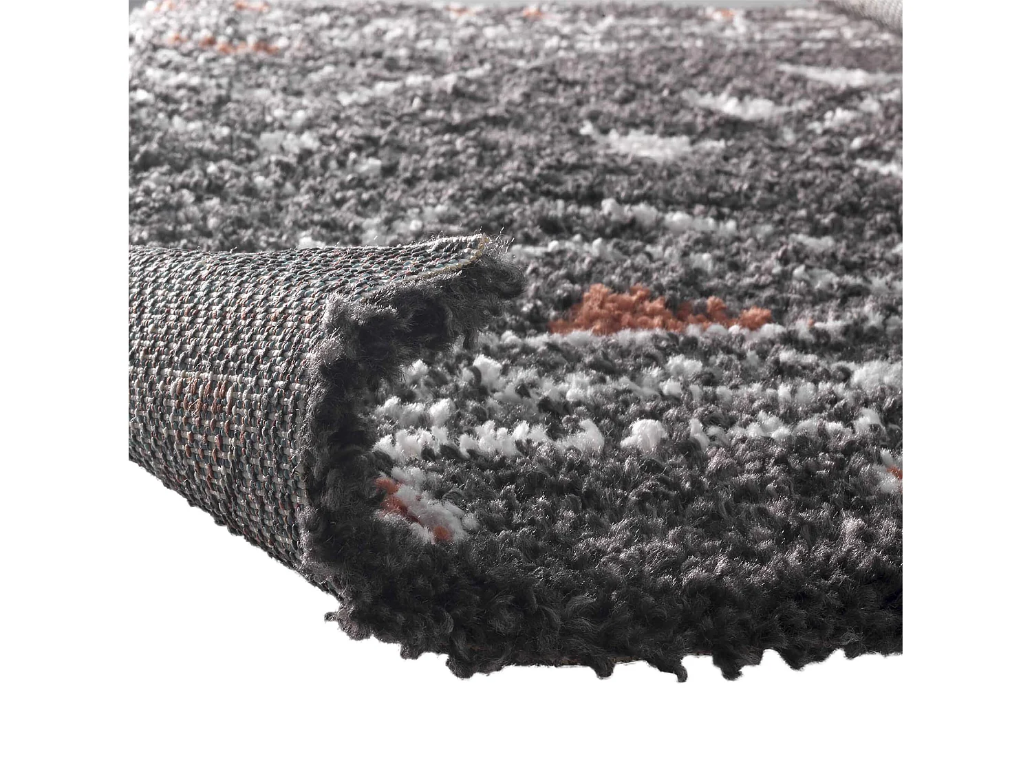 Tapis Déco à Motifs "Saharienne" 160x230cm Noir