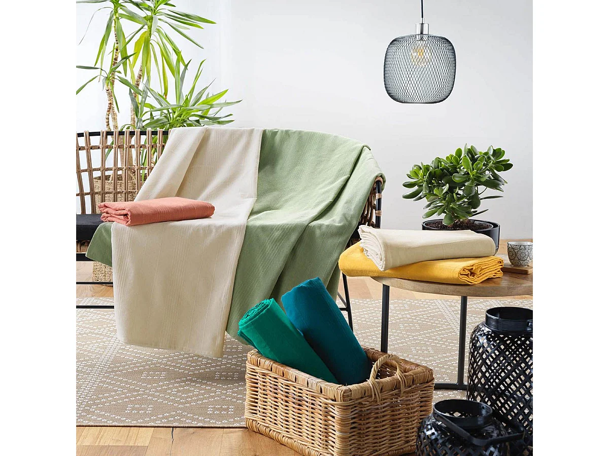 Leichtes und vielseitiges Polycotton-Plaid