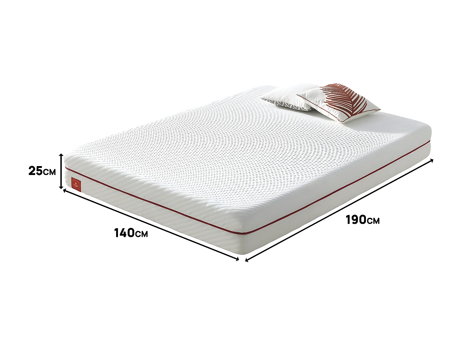 Colchón viscoelástico "Sana" – 142 x 192 cm