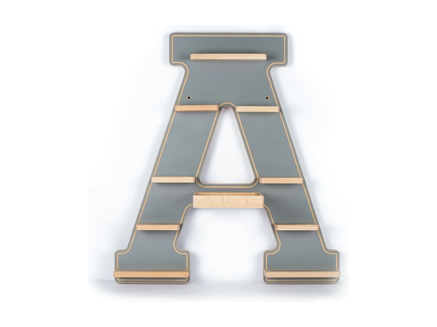 Holz Regal Buchstabe A für Toniebox Tonies Figuren