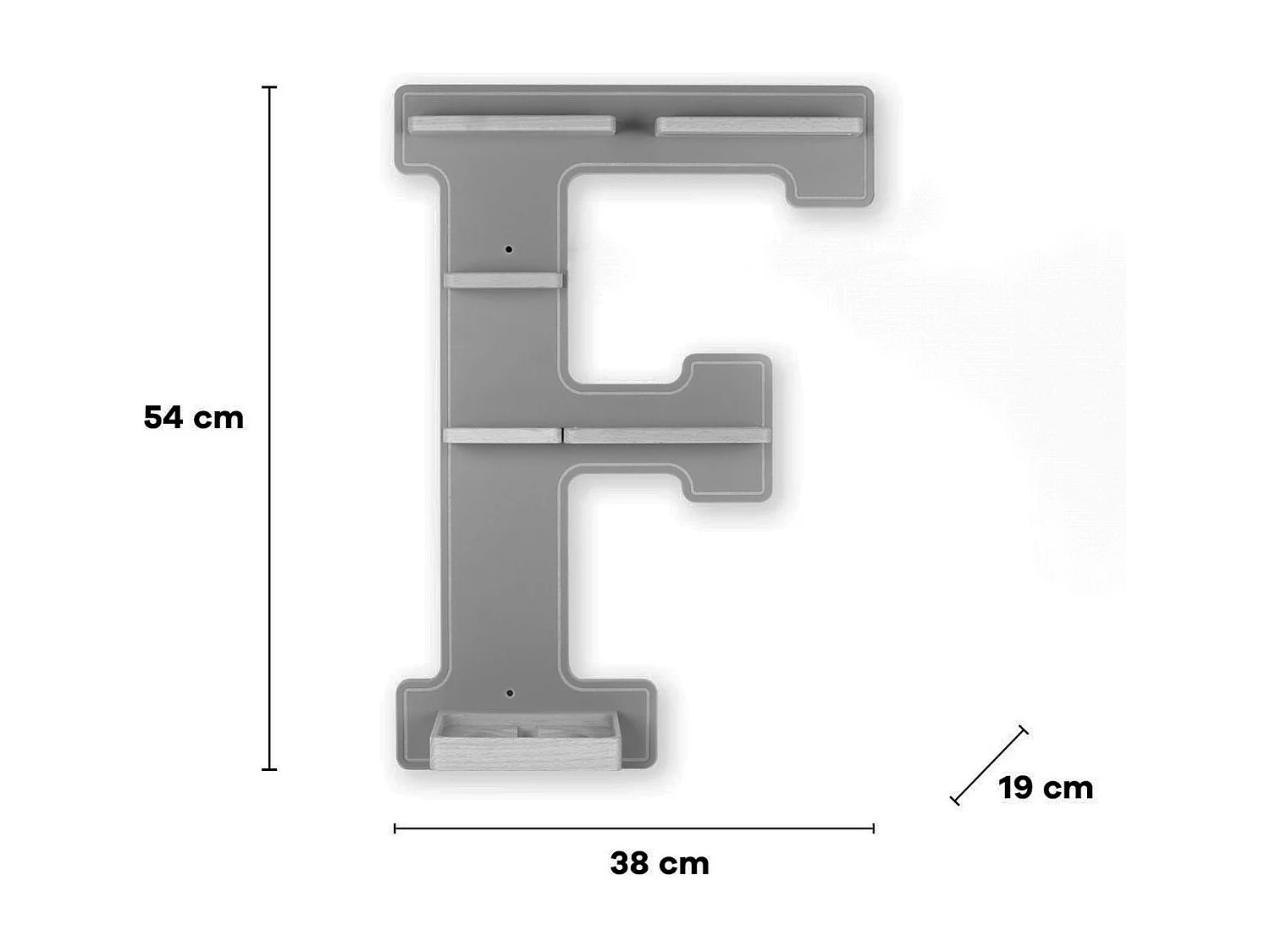 Shelf Letter F dla Toniebox Tonies