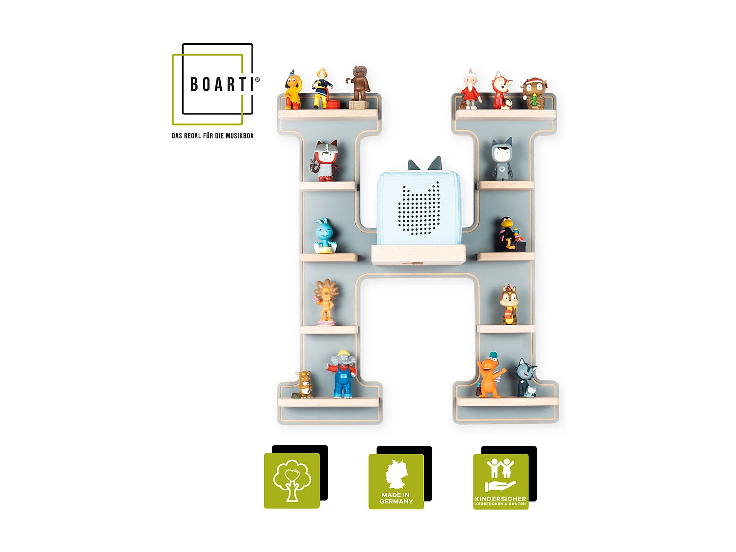 Shelf Letter H dla Toniebox Tonies