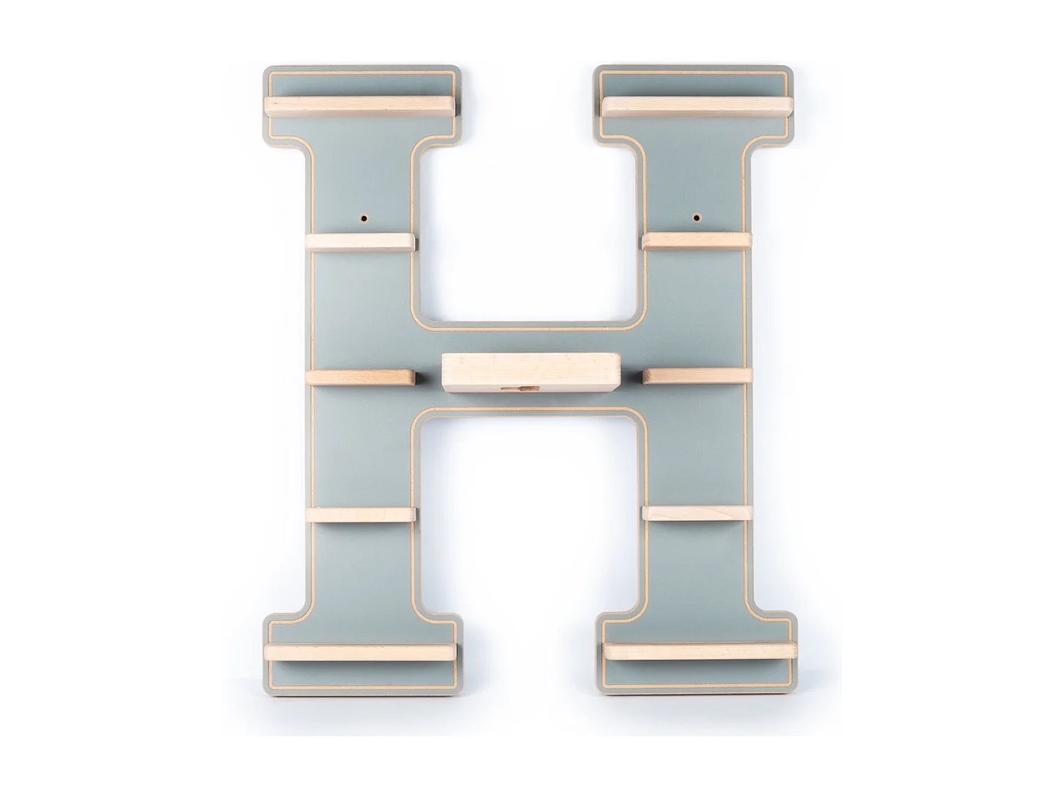 Holz Regal Buchstabe H für Toniebox Tonies Figuren