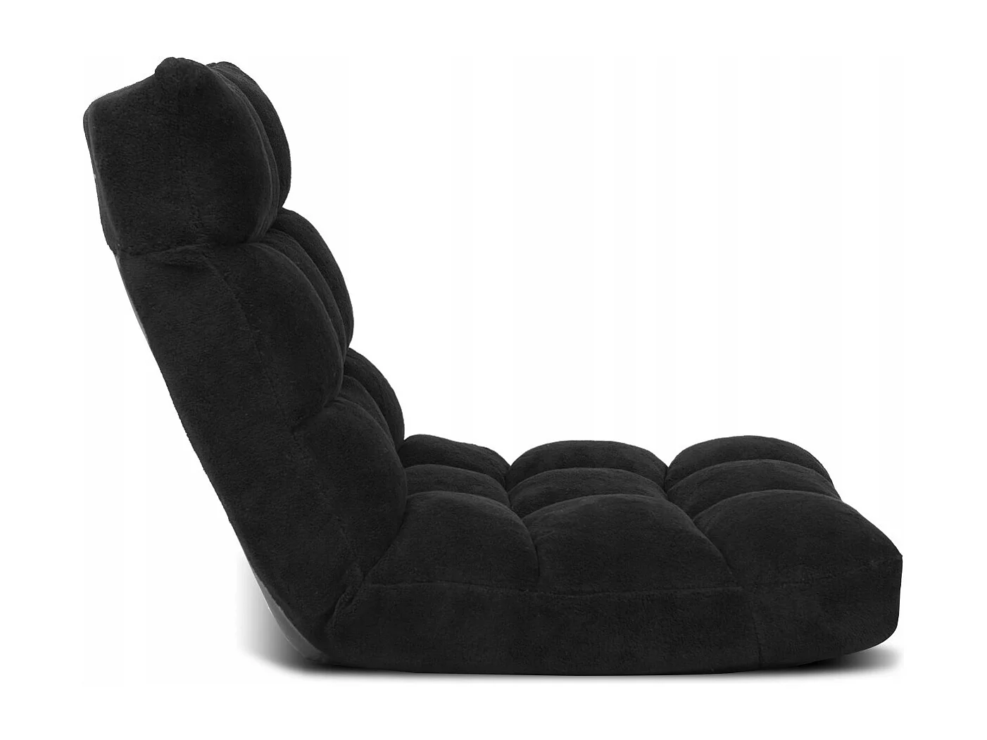 Bodenstuhl Faltbares Lazy Sofa Faul Tatami Bodenkissen Schwarz/Grau/Kaffeebraun-Schwarz