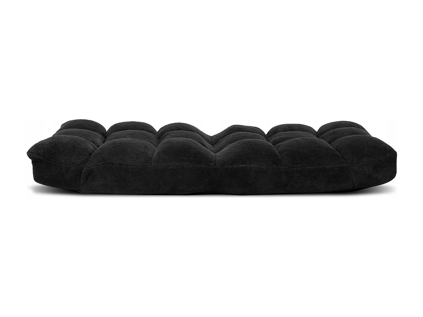 Bodenstuhl Faltbares Lazy Sofa Faul Tatami Bodenkissen Schwarz/Grau/Kaffeebraun-Schwarz