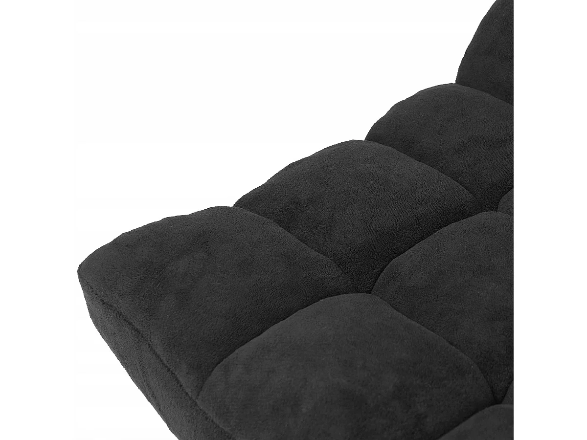 Bodenstuhl Faltbares Lazy Sofa Faul Tatami Bodenkissen Schwarz/Grau/Kaffeebraun-Schwarz