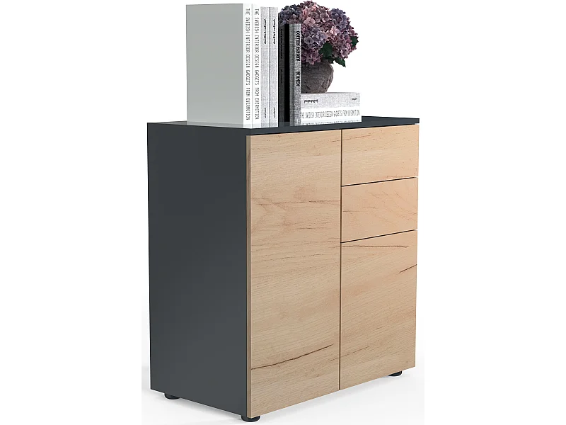 Commode Sideboard Dalosa 4 tiroirs