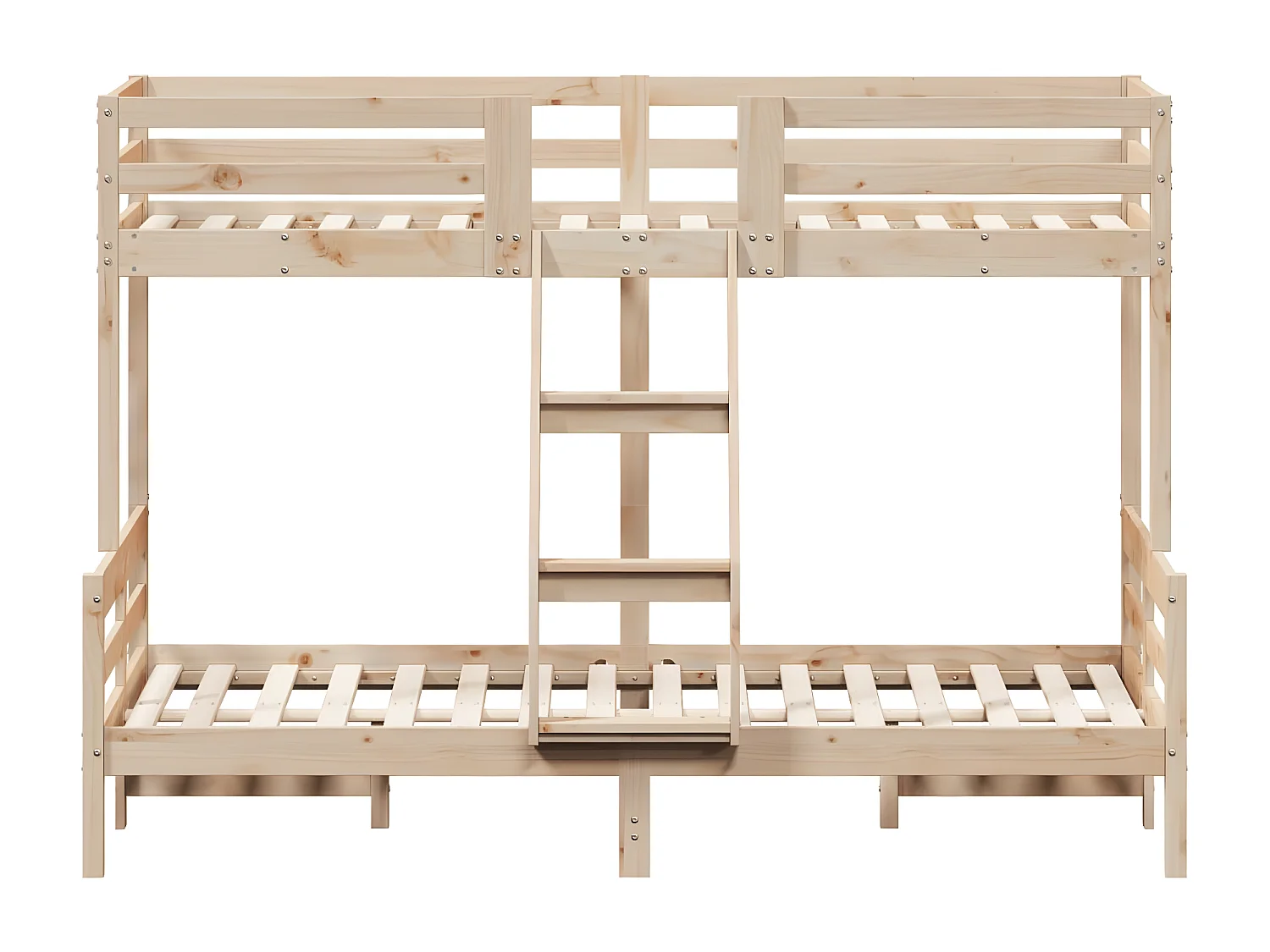 Lit superposé 90x200/120x200 cm bois de pin massif