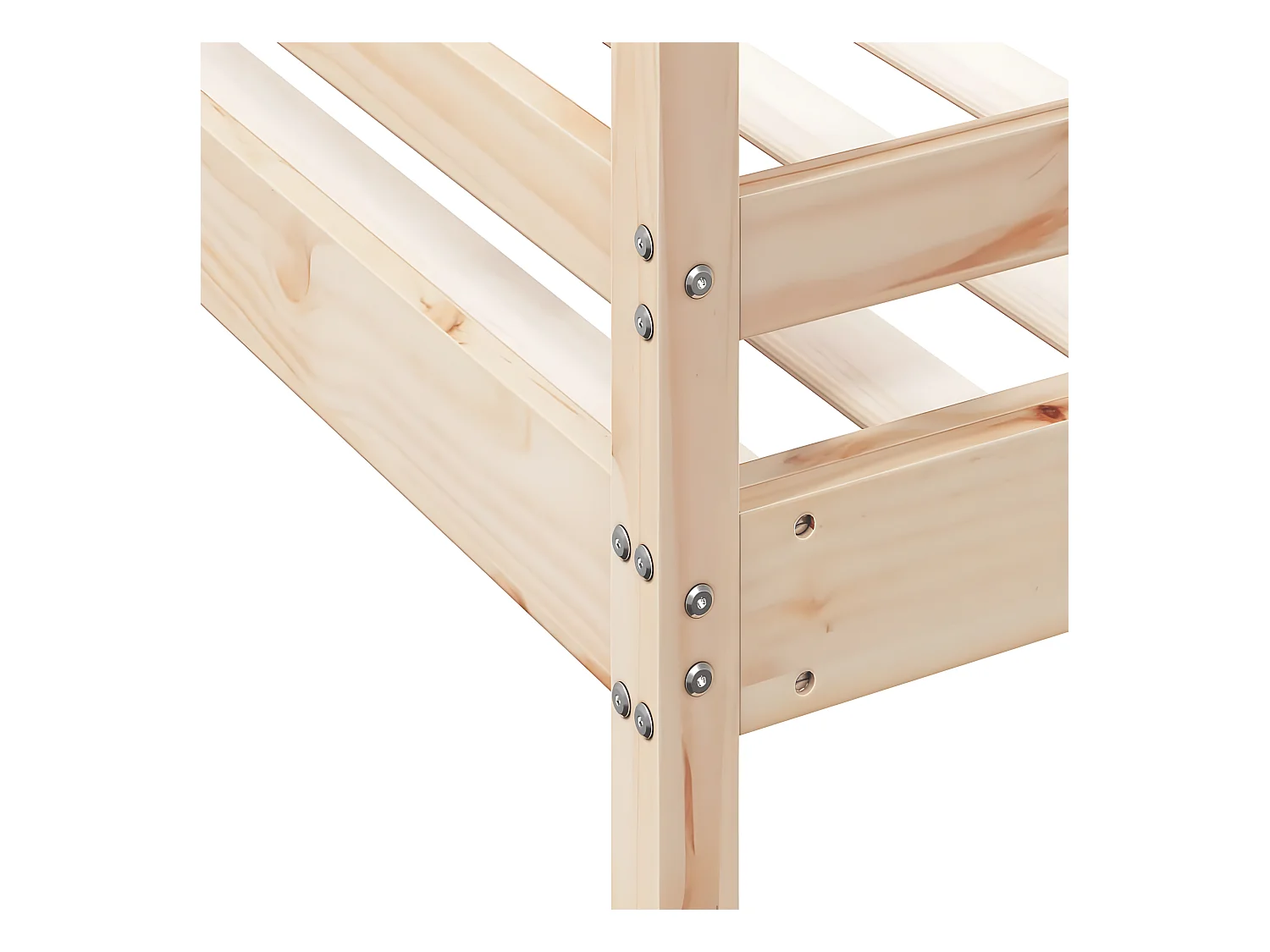 Litera de madera maciza de pino 90x200/120x200 cm