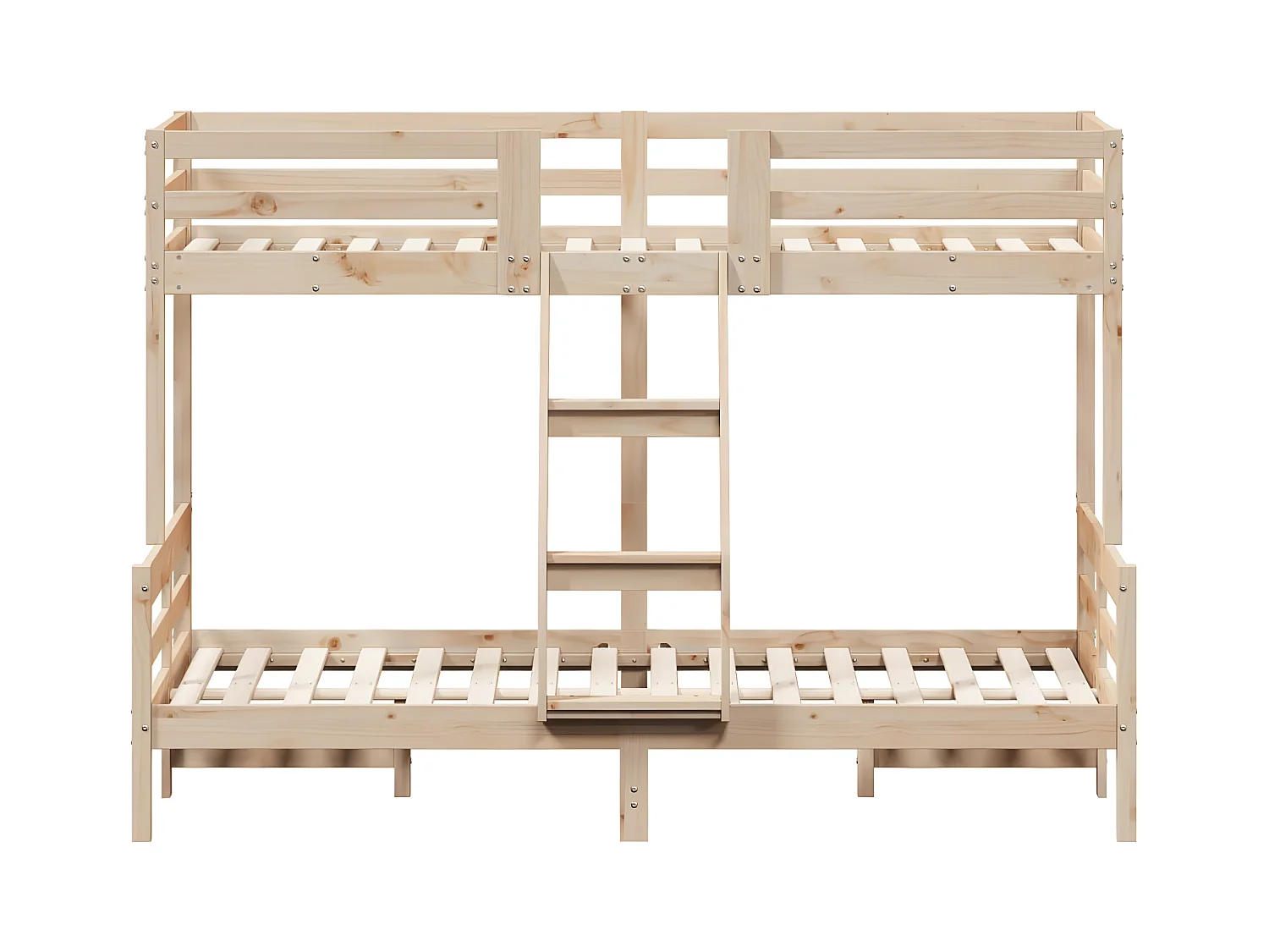 Litera de madera maciza de pino 90x200/120x200 cm