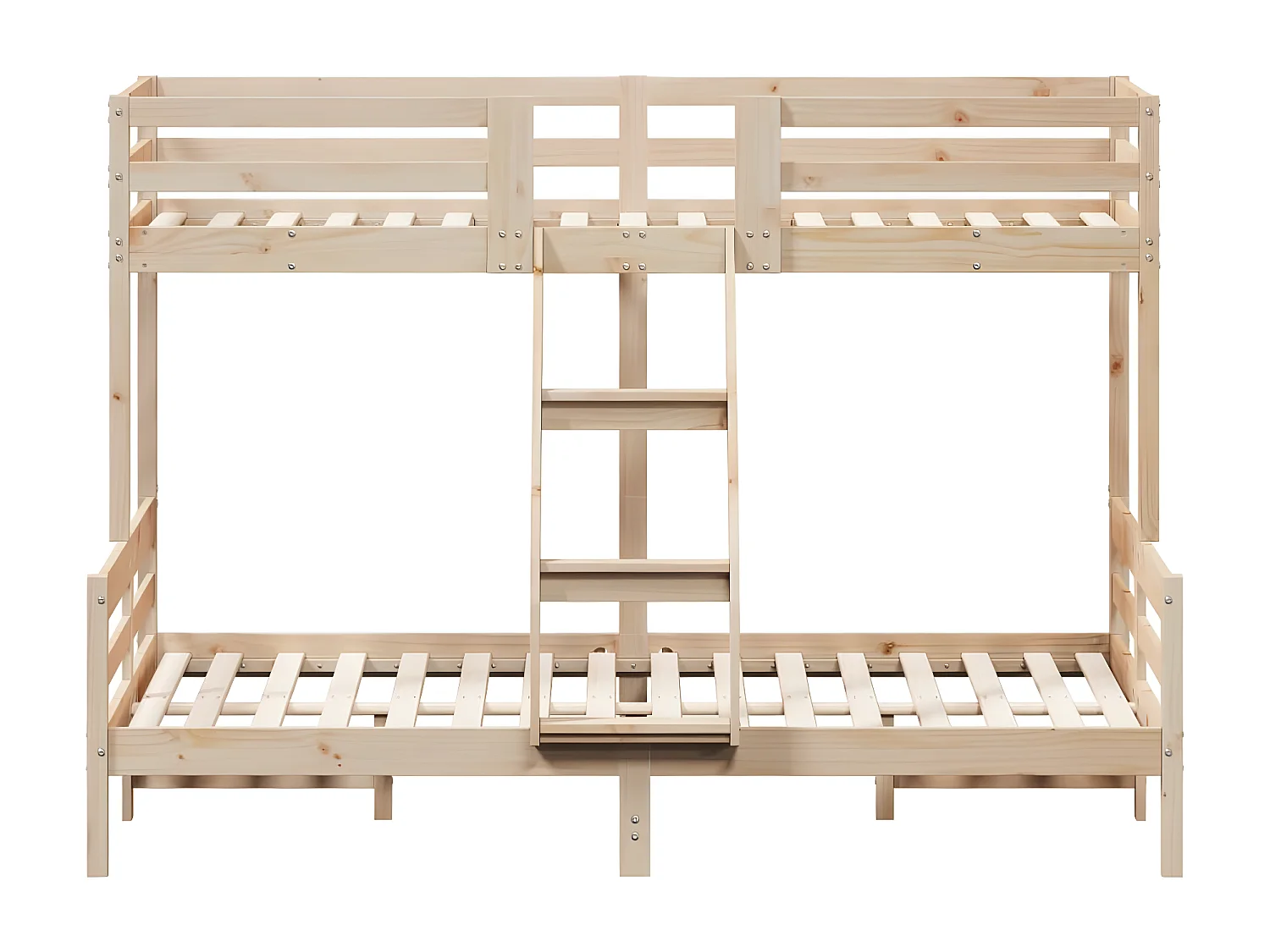 Lit superposé 80x200/140x200 cm bois de pin massif