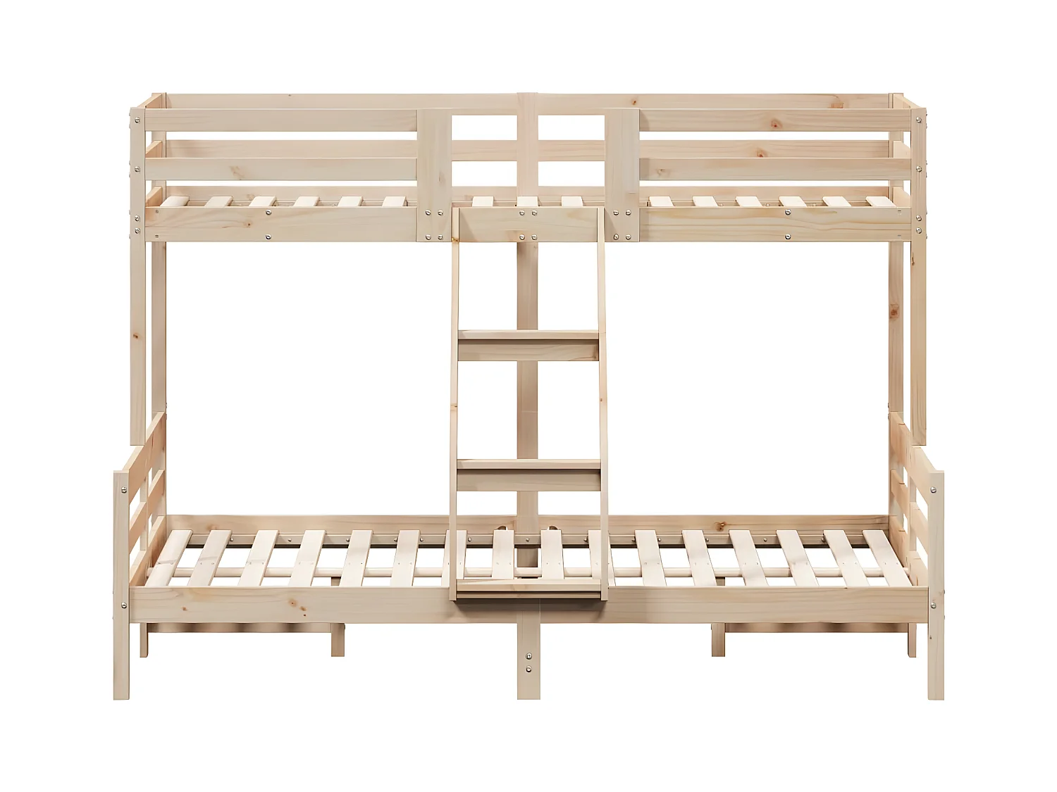 Litera de madera maciza de pino 80x200/140x200 cm