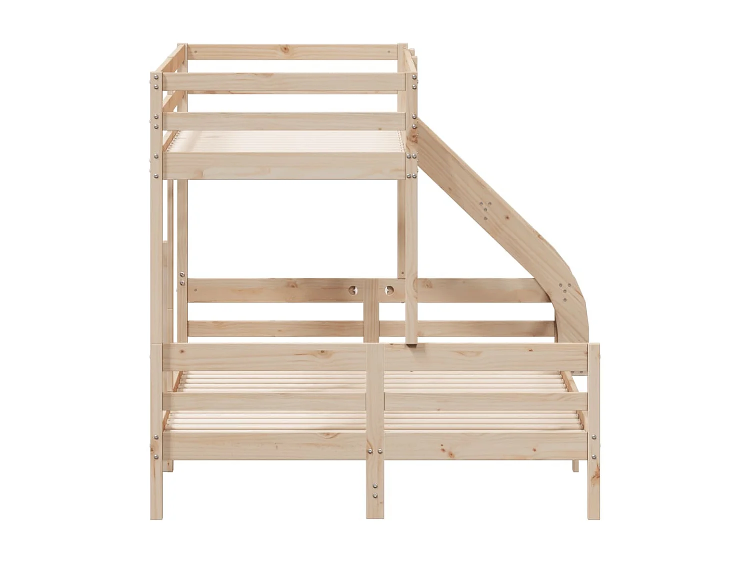Lit superposé 90x200/140x200 cm bois de pin massif