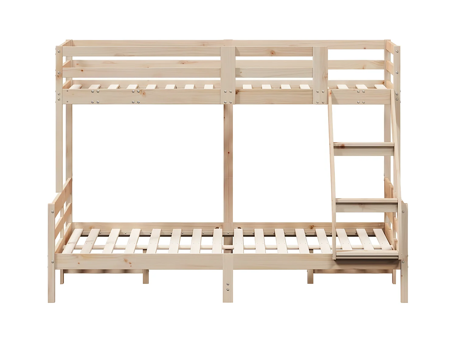Lit superposé 90x200/140x200 cm bois de pin massif