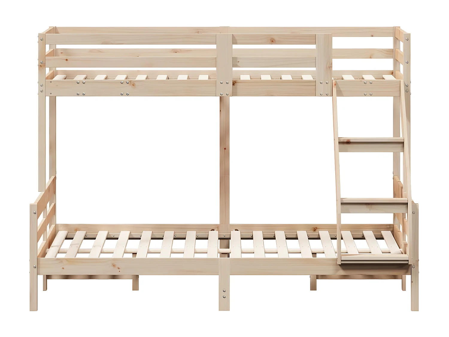 Lit superposé 90x200/140x200 cm bois de pin massif