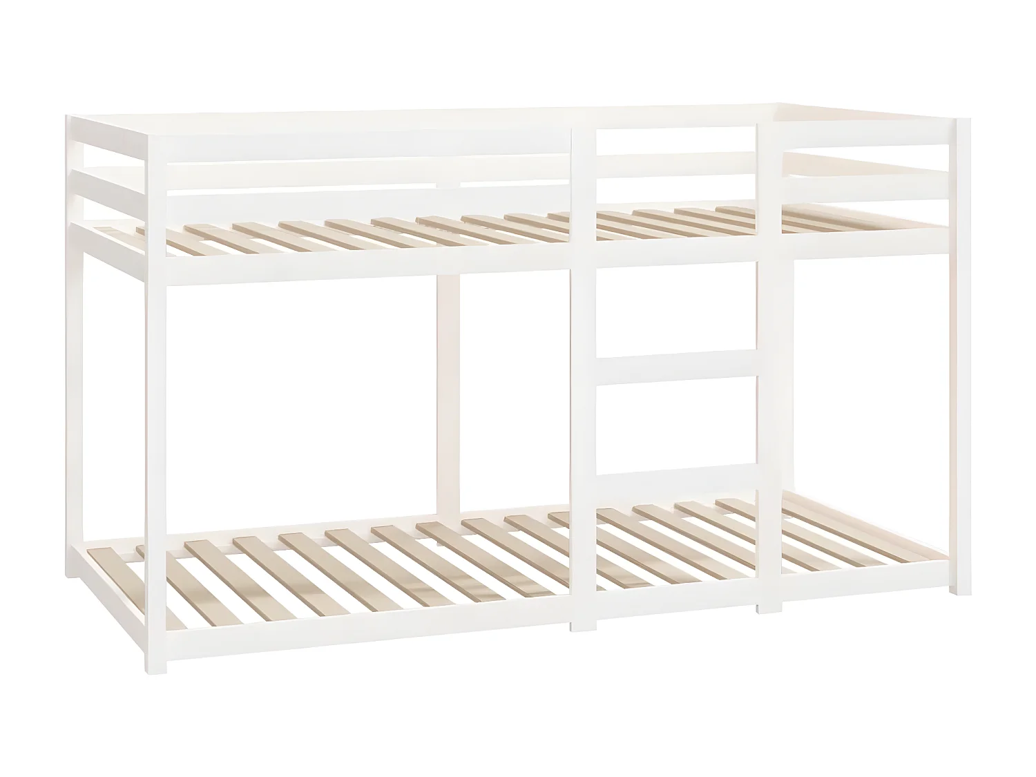 Beliche 90x190 cm madeira de pinho maciça branco