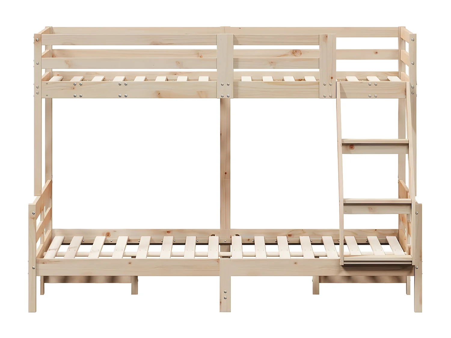 Lit superposé 90x200/120x200 cm bois de pin massif