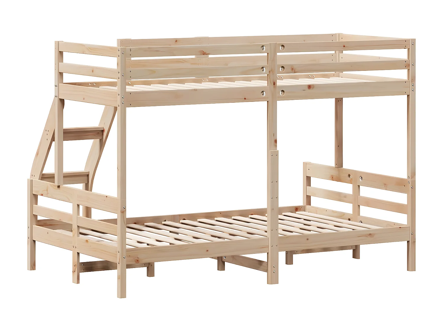 Lit superposé 90x200/120x200 cm bois de pin massif