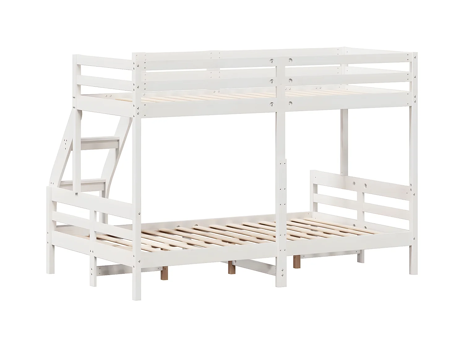 Beliche 80x200/120x200 cm madeira de pinho maciço branco