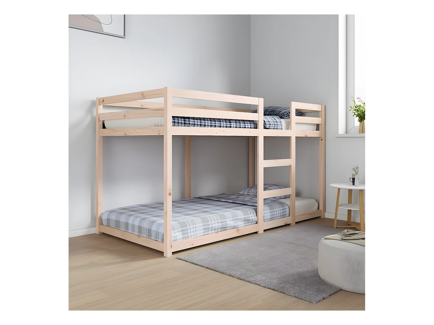 Lit superposé 90x190 cm Bois de pin massif