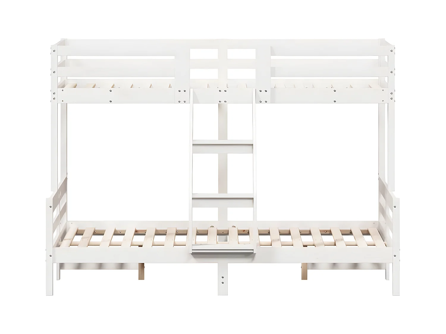 Litera de madera maciza de pino blanco 80x200/120x200 cm