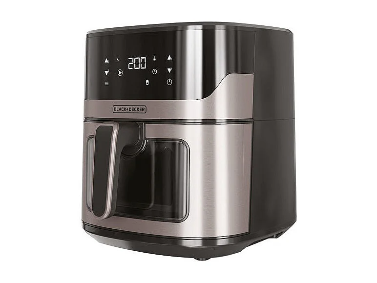 FRITEUSE MULTICUISEUR AIRFRYER 1800W 6,5L 6 PORTIONS PANNEAU DIGITAL 8P BLACK & DECKER  - BXAF6500E