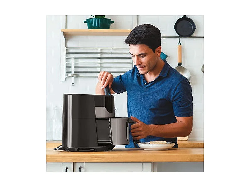 FRITEUSE MULTICUISEUR AIRFRYER 1800W 6,5L 6 PORTIONS PANNEAU DIGITAL 8P BLACK & DECKER  - BXAF6500E