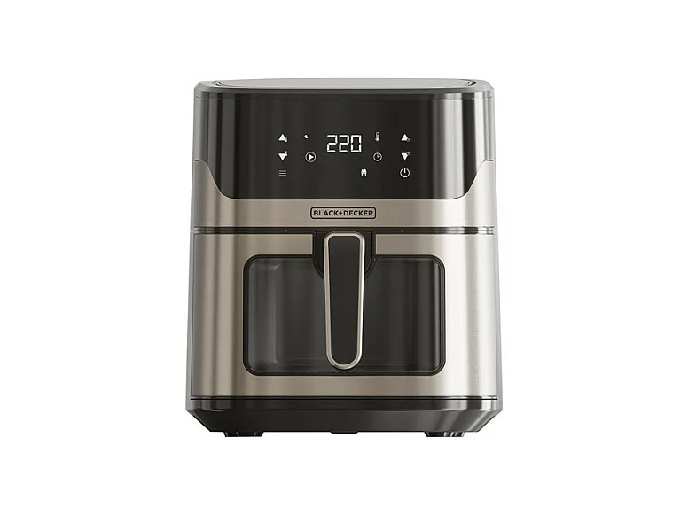 FRITEUSE MULTICUISEUR AIRFRYER 1800W 6,5L 6 PORTIONS PANNEAU DIGITAL 8P BLACK & DECKER  - BXAF6500E