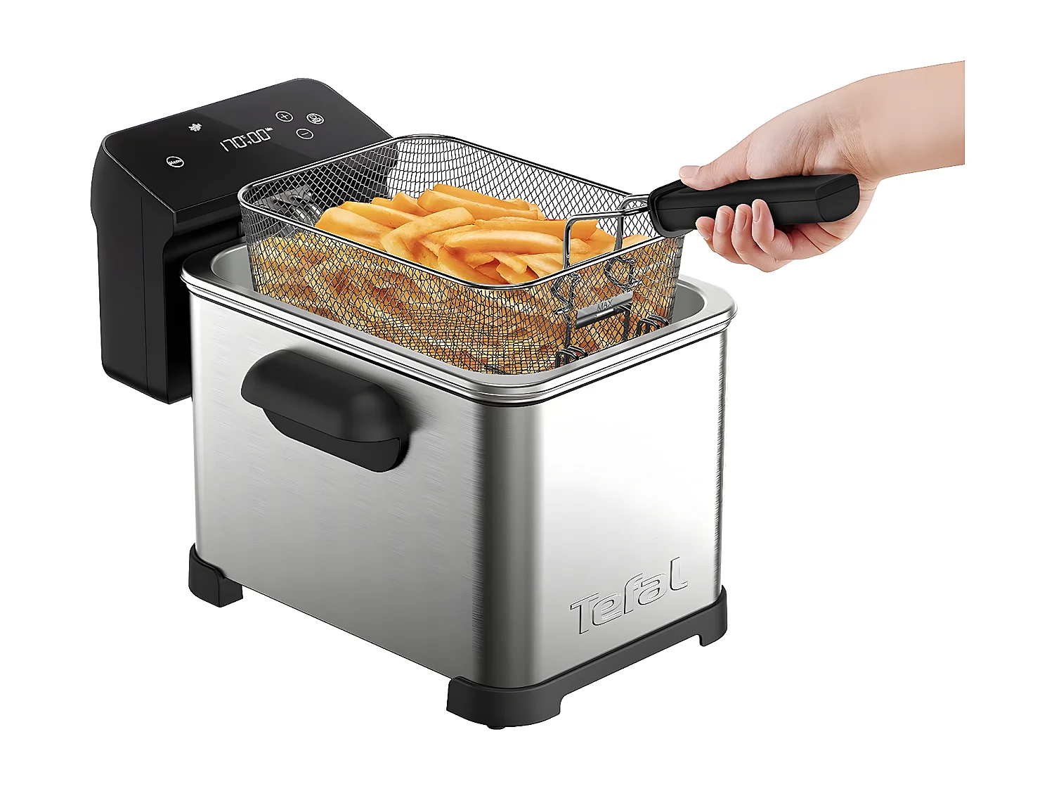 Tefal Friteuse 4l 2400w inox/noir - fr507d10