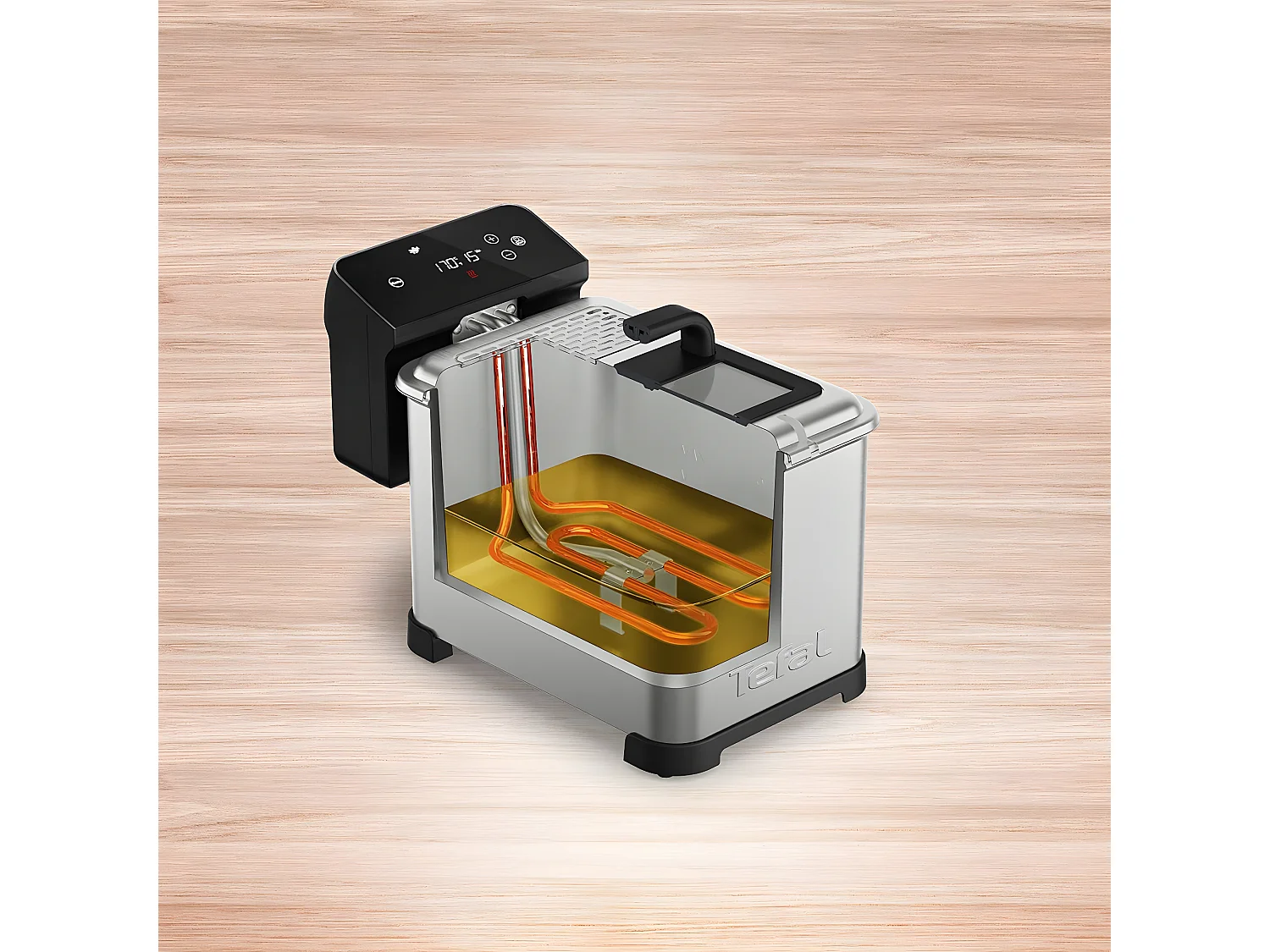 Tefal Friteuse 4l 2400w inox/noir - fr507d10