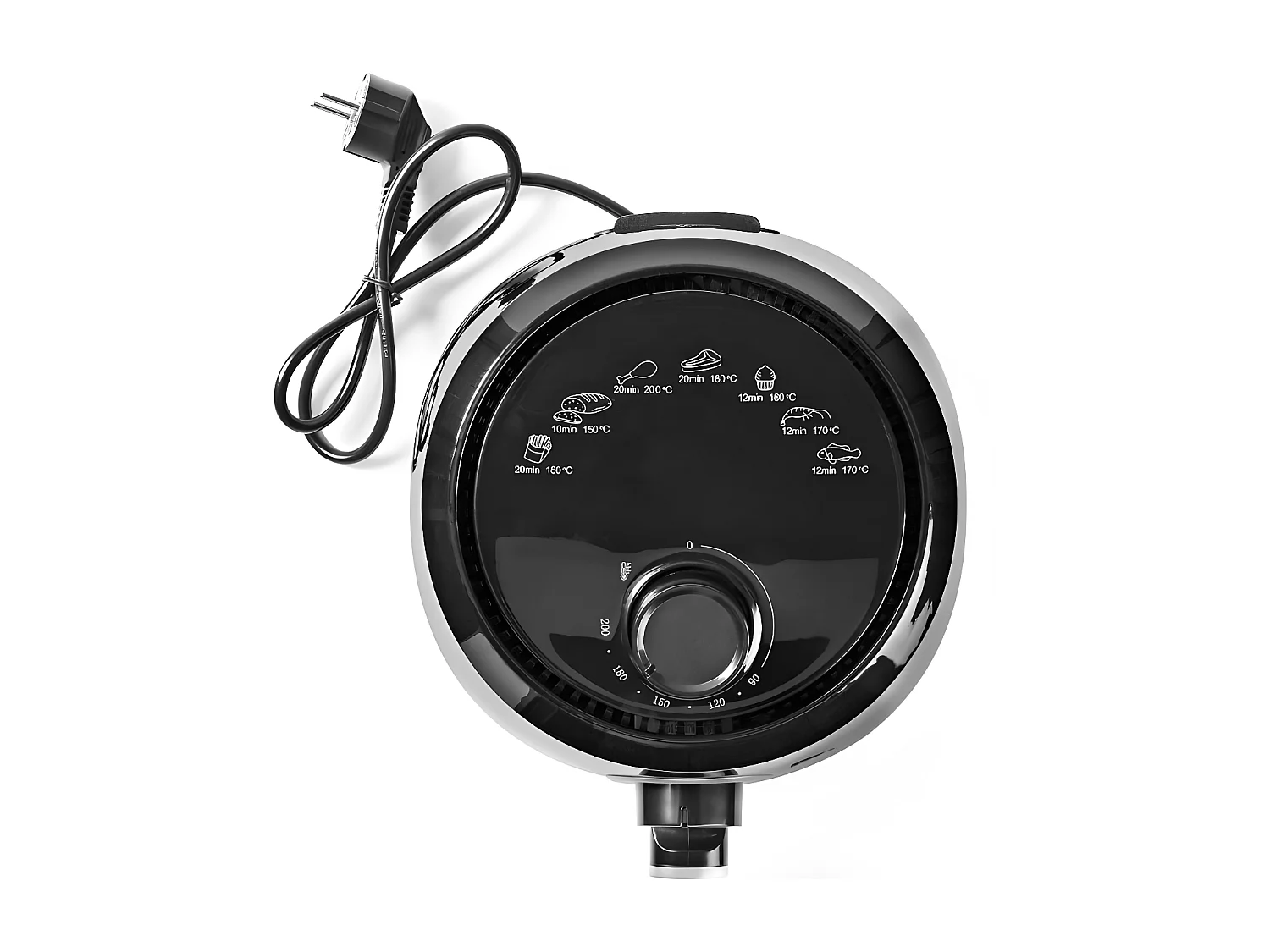 Nedis Friteuse sans huile 2.4l 1000w noir - KAAF120FBK