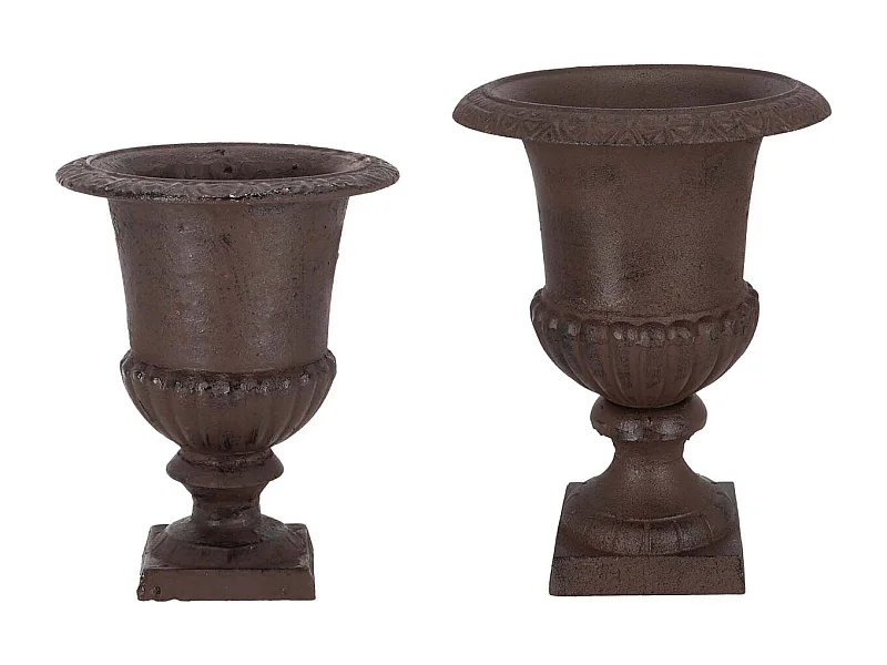 Vase Médicis en fonte Lot de 2