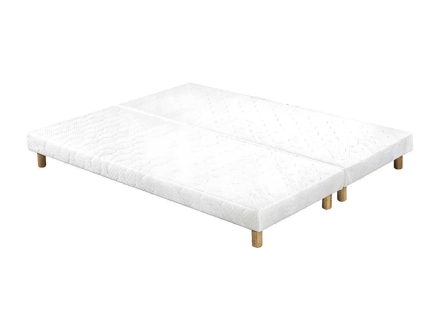 Bett 160 x 200 cm Boxspring und Memory-Foam-Matratze BENJI