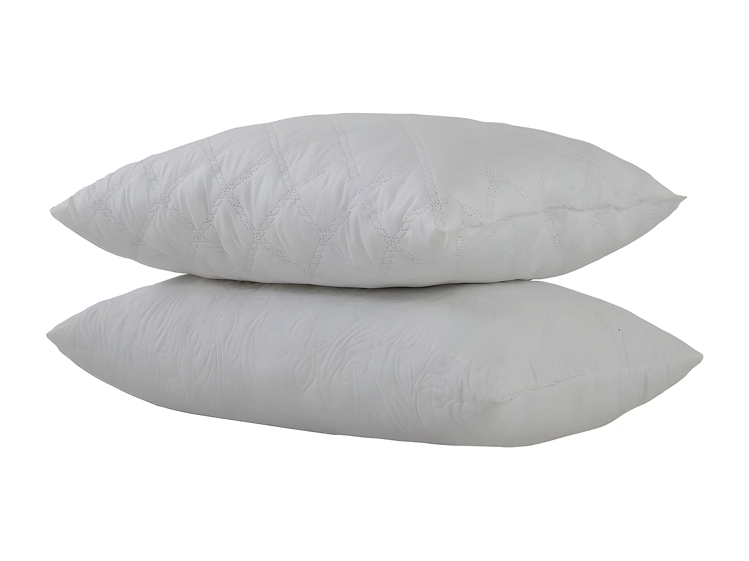 Ensemble Matelas mousse ECO - 140x200cm et 2 Oreillers 50x70 - mousse et Sommier kit gris