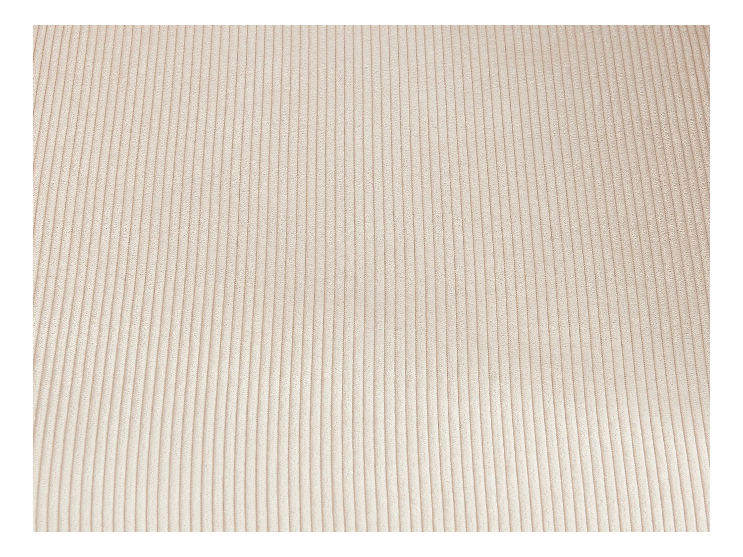 Sæt med 2 drejestole med armlæn i jernfløjl og sort metal - Creme - KONYA