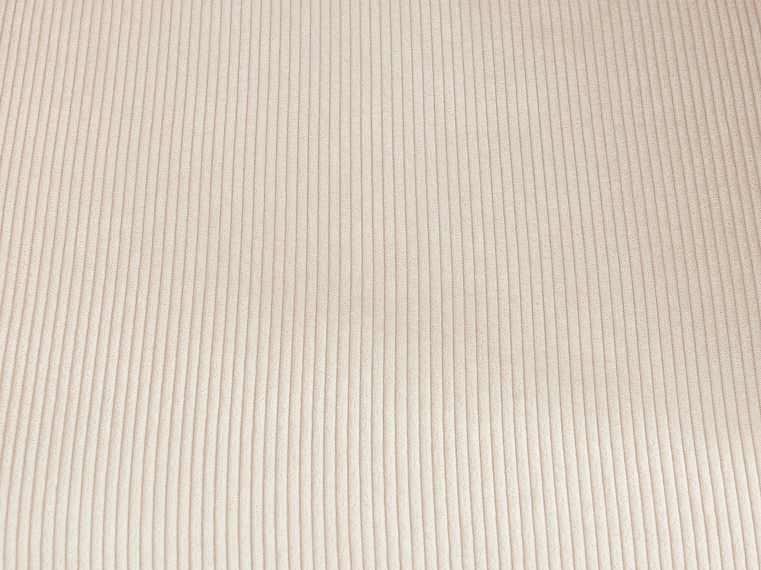 Lot de 2 chaises pivotantes avec accoudoirs en velours côtelé et métal noir - Crème - KONYA