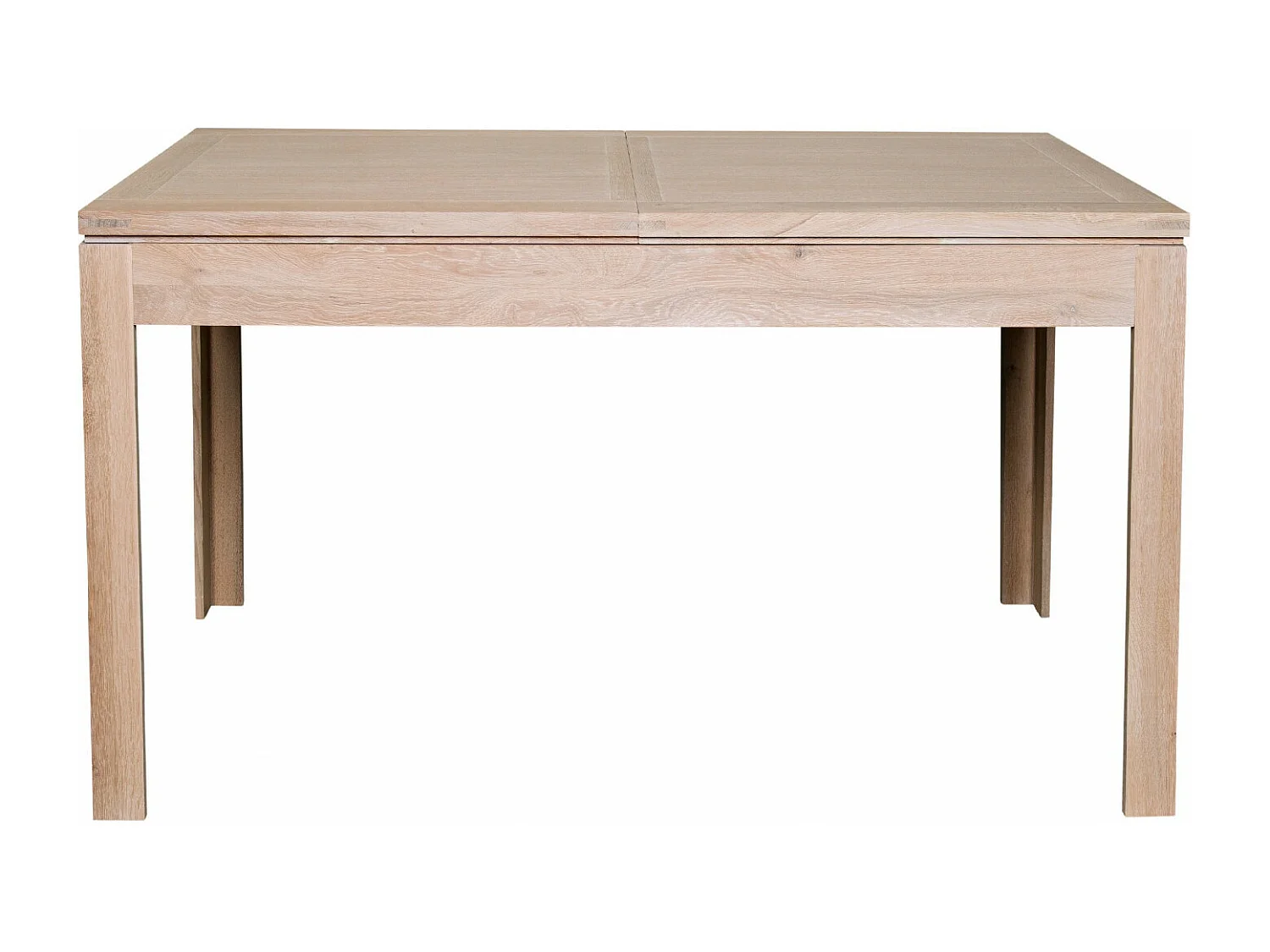 Table carrée extensible en chêne blanchi L140/200 - BOSTON