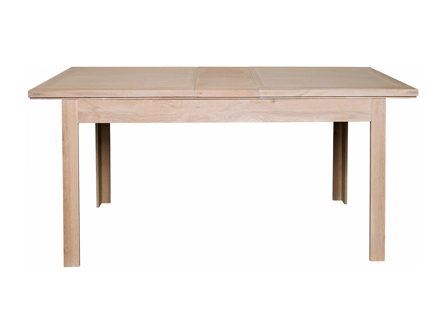 Table carrée extensible en chêne blanchi L140/200 - BOSTON