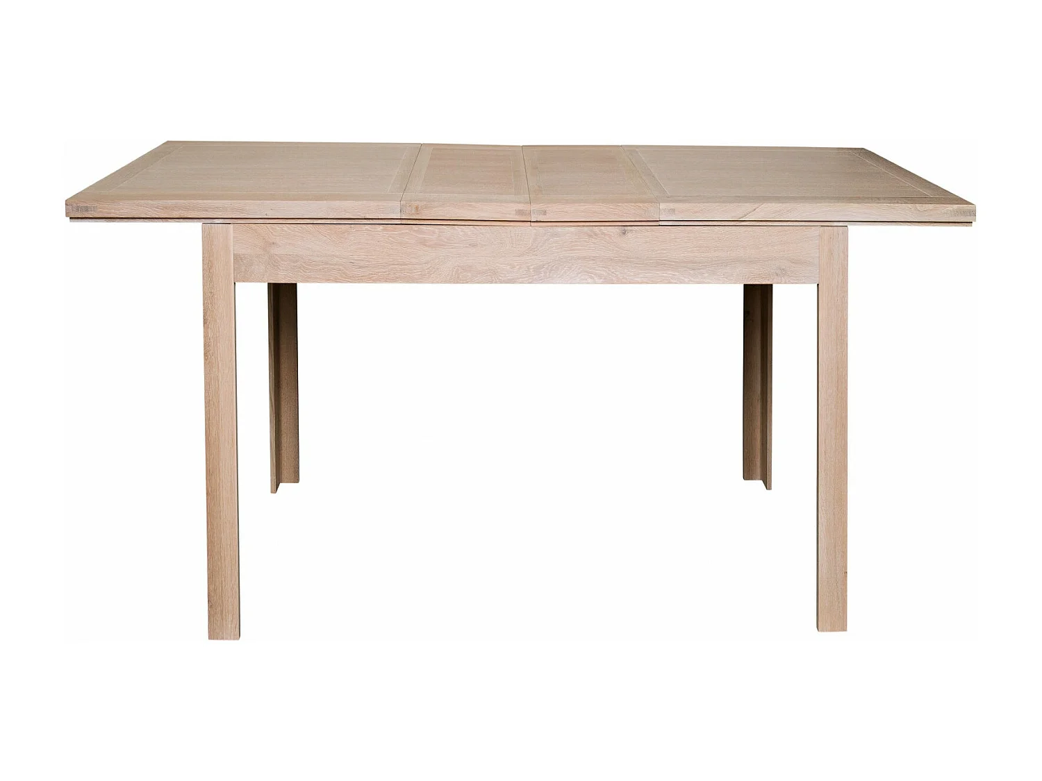 Table carrée extensible en chêne blanchi L140/200 - BOSTON