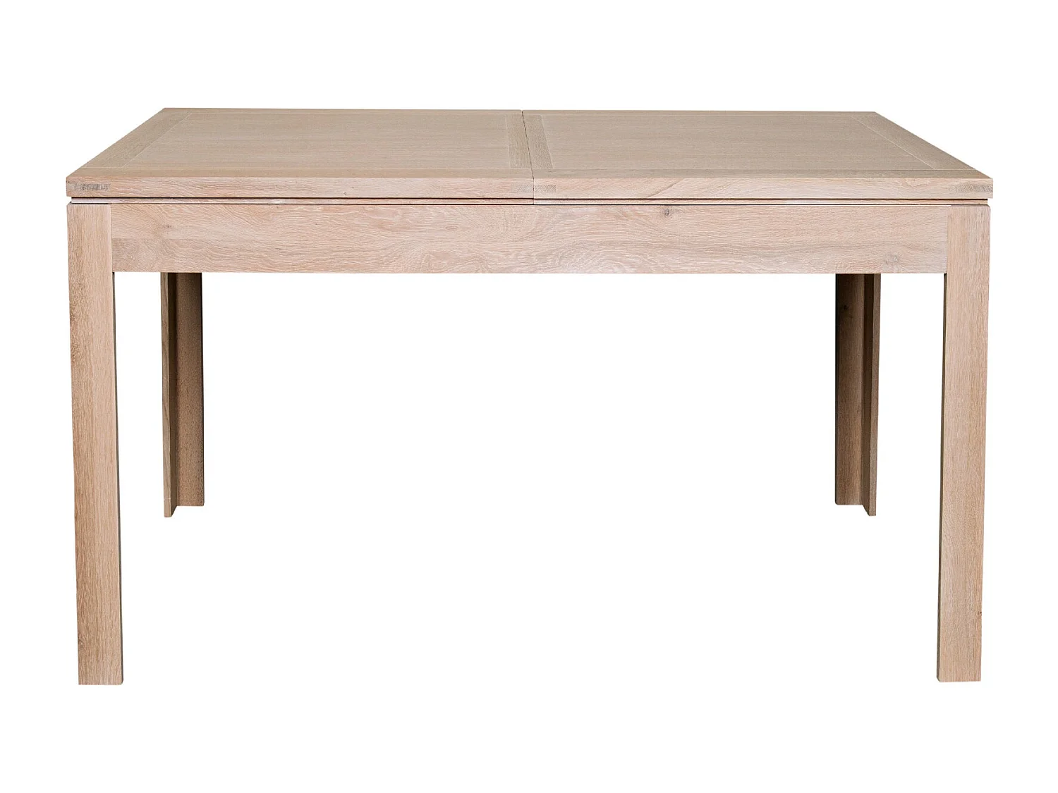 Table carrée extensible en chêne blanchi L140/200 - BOSTON