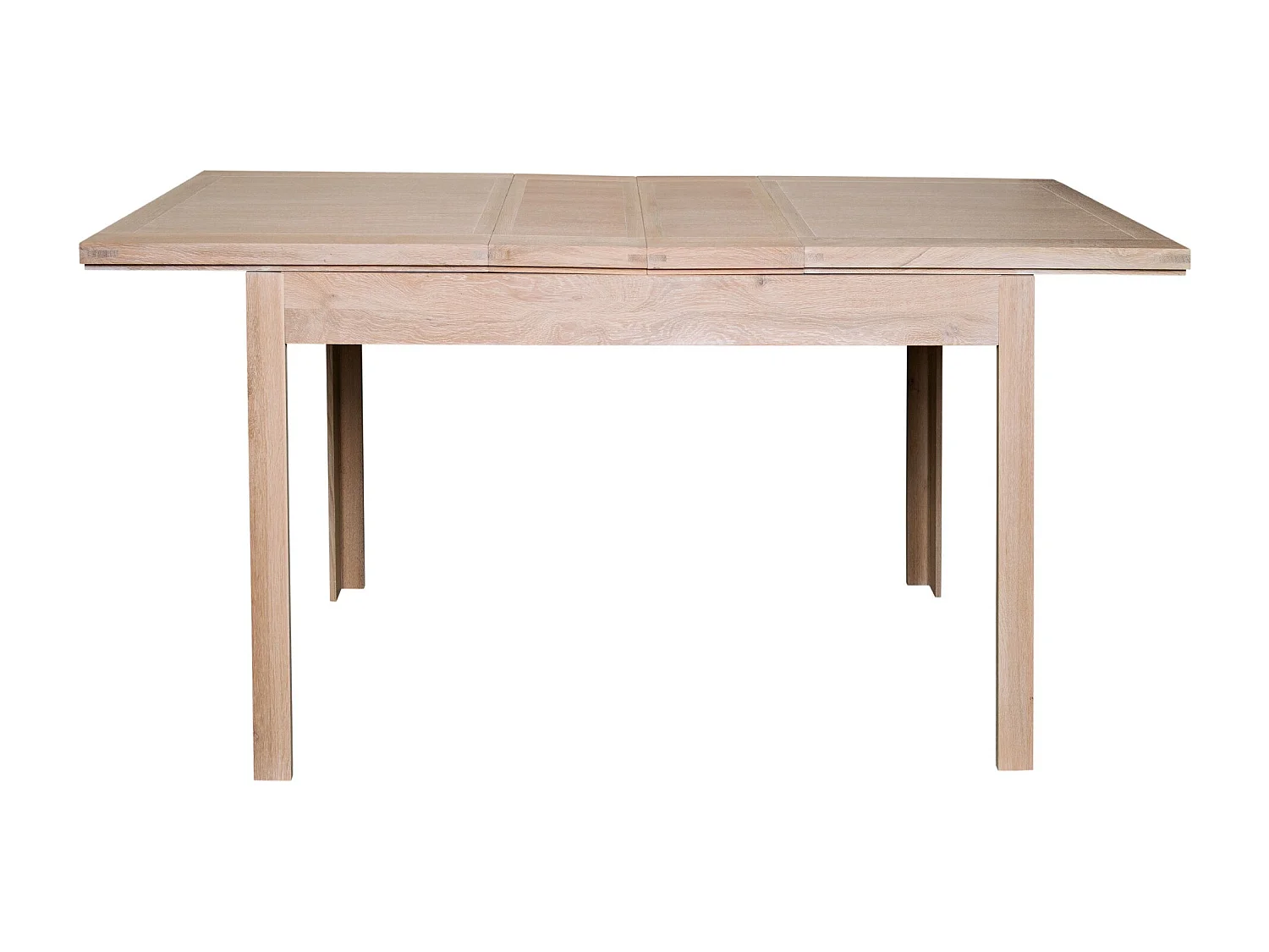 Table carrée extensible en chêne blanchi L140/200 - BOSTON