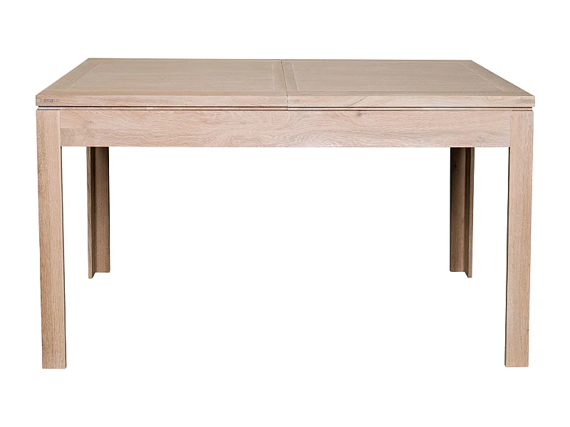 Table carrée extensible en chêne blanchi L140/200 - BOSTON