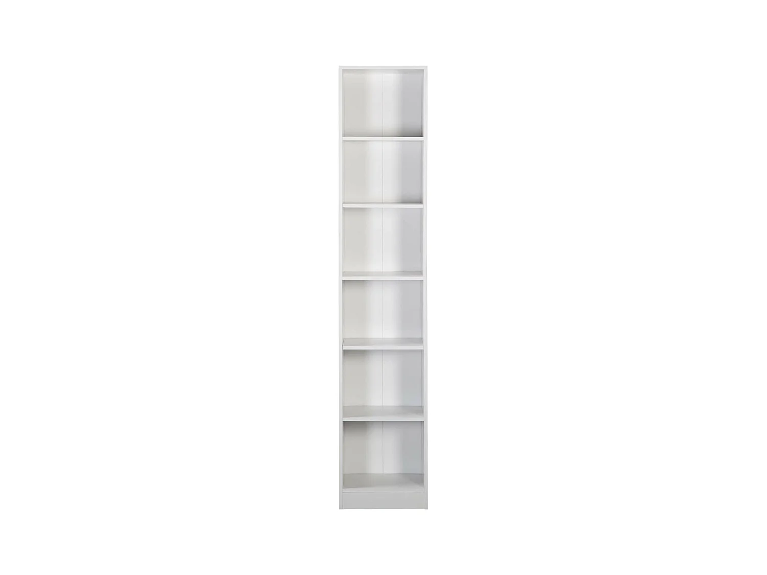 Bibliothèque Akras 200x40x29,5 Aggloméré Blanc Moderne