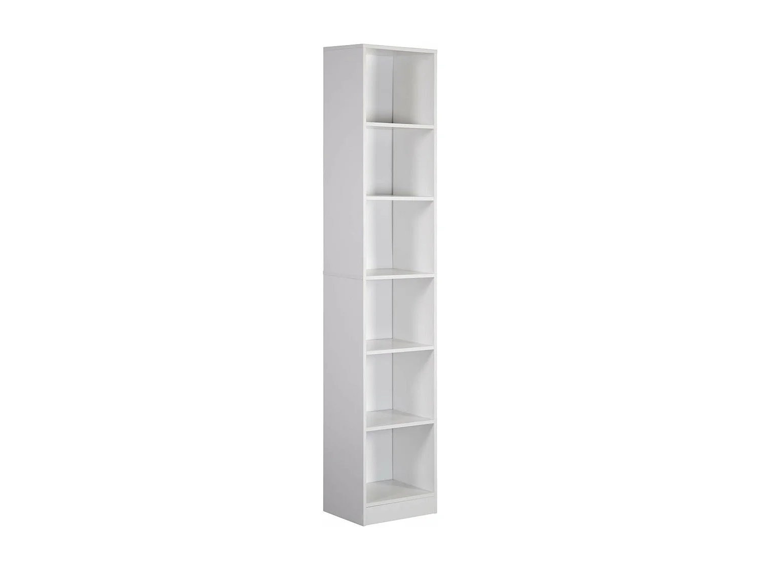 Bibliothèque Akras 200x40x29,5 Aggloméré Blanc Moderne