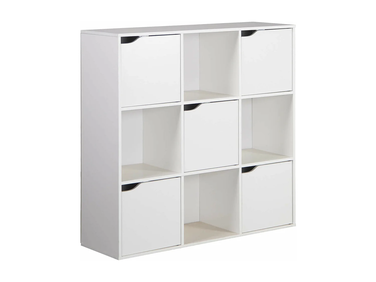 Libreria Rebecca Mobili Vesparia 90x90x30 Truciolato Bianco Moderno
