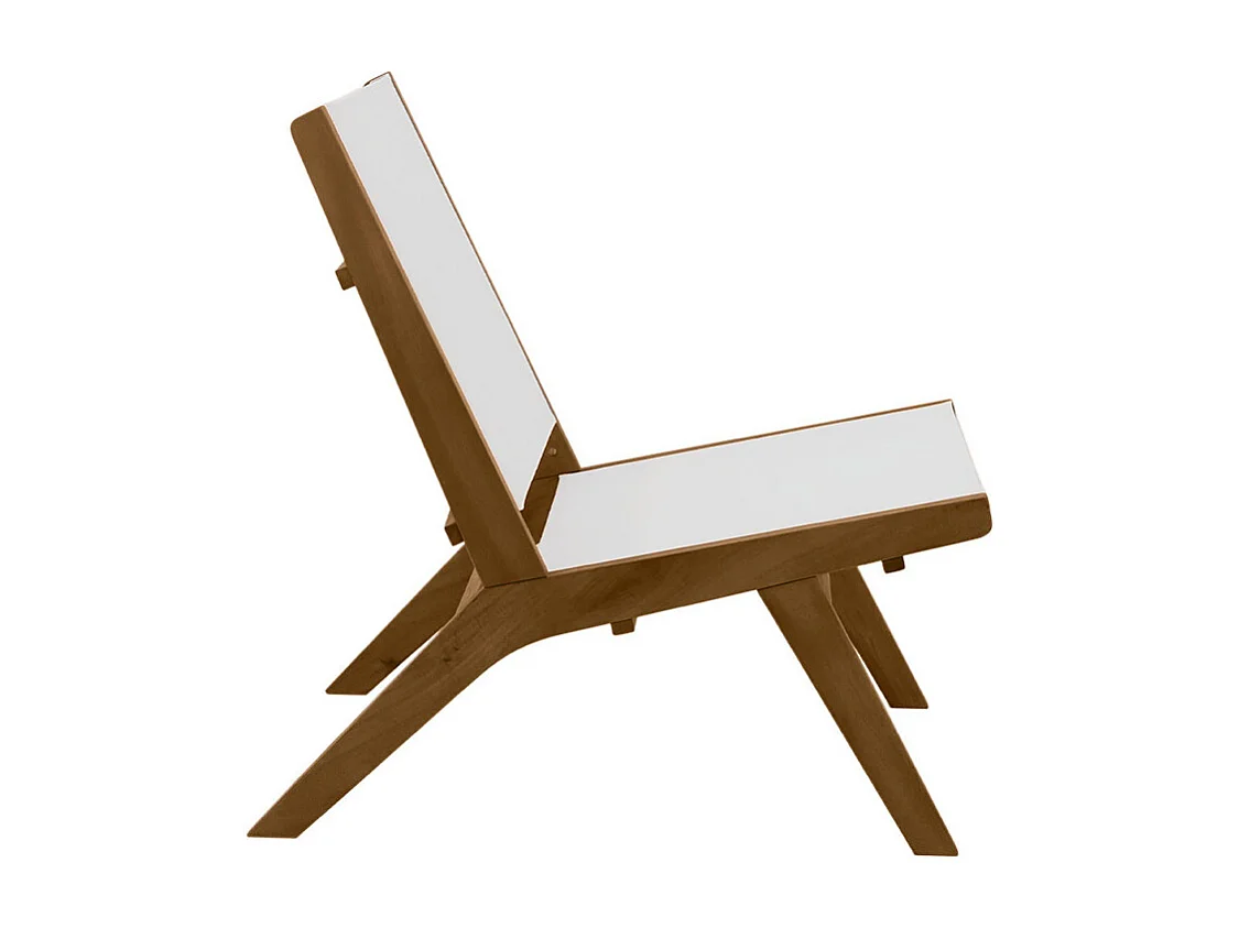 Lounge-Gartensessel aus Massivholz MALIBU