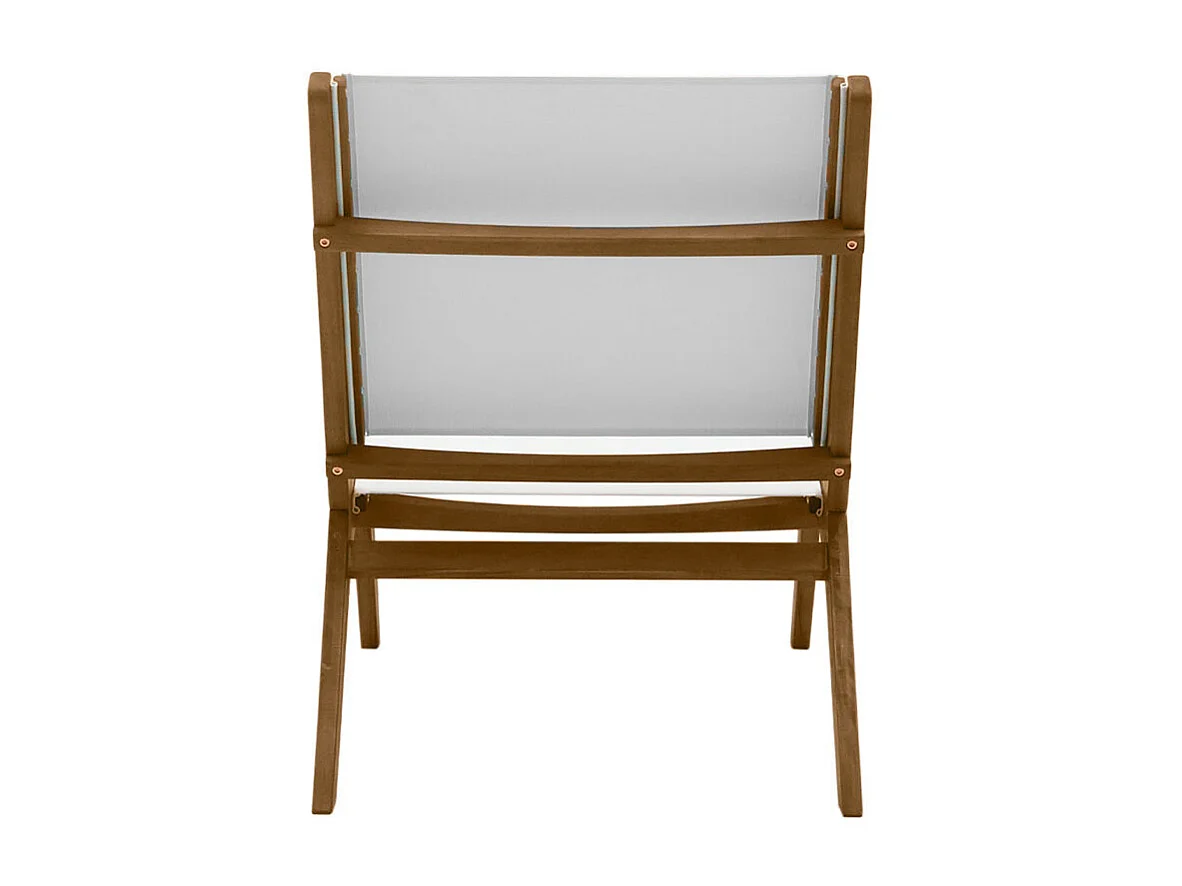 Lounge-Gartensessel aus Massivholz MALIBU