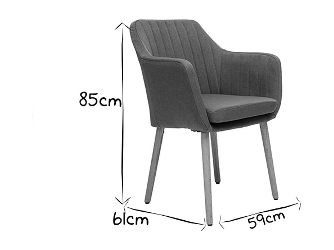 Sessel skandinavisch Blaugrün und Füße aus Eichenholz ALEYNA